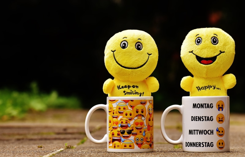 creativity, joy, cheerful, animal representation, ceramic, joy of life, close-up, still life, luck, humor, emoji, laugh, white, art and craft, communication