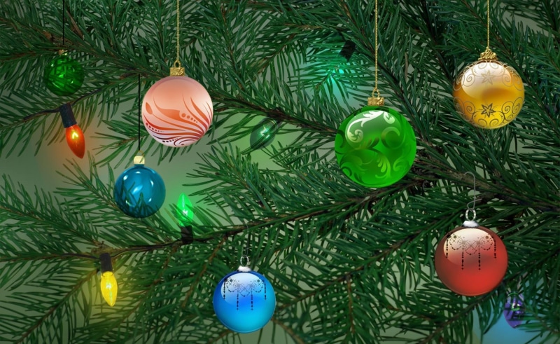 1080P, holiday, new year, garland, christmas, christmas decorations, year, tree, new, decorations