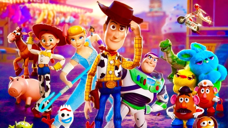 Toy Story 4, Mr. Potato Head (Toy Story), Bo Peep, Woody (Toy Story), Movie, 2K, Jessie (Toy Story), Buzz Lightyear