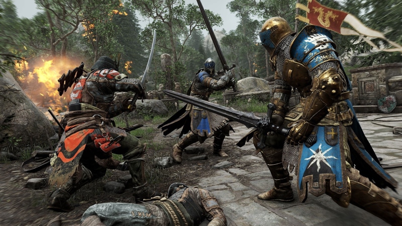 For Honor, knight, armor, samurai, 1080P, sword