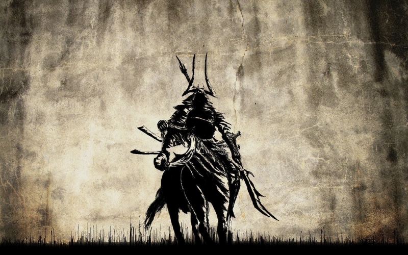 warrior, horse, weapon, sword, 1080P, Crown, grass, turk, fantasy Art, mongols, Ancient, Old