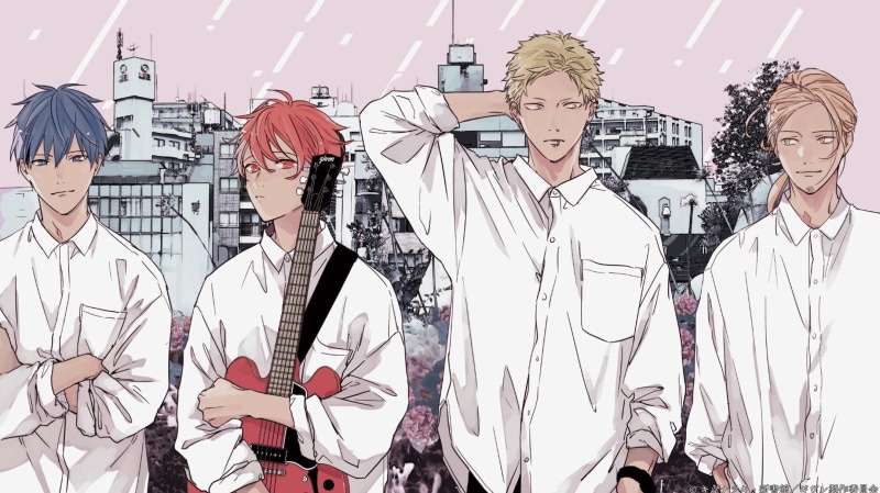 Mafuyu Satou, Kaji Akihiko, given, Nakayama Haruki, Uenoyama Ritsuka, 1080P, guitar, anime