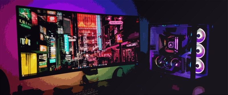 2K, desk, RGB