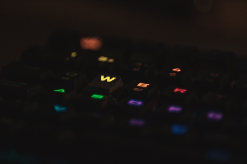 control, modern, computer, arts culture and entertainment, electrical equipment, nightlife, no people, night, close-up, qwertz, selective focus, asdf, music
