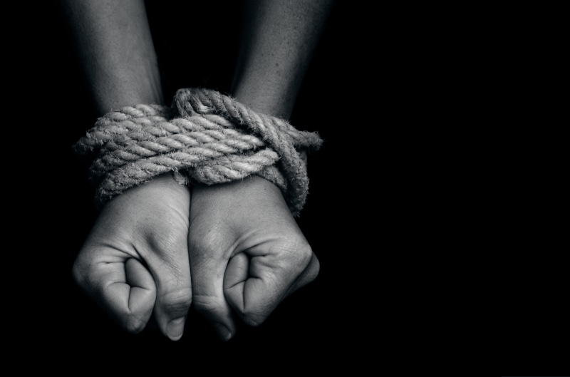 4K, bondage, hands, rope