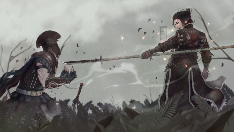 For Honor, ninjia, 2K, samurai, Roman Avseenko, IFrAgMenTIx (deviantArt), Centurion