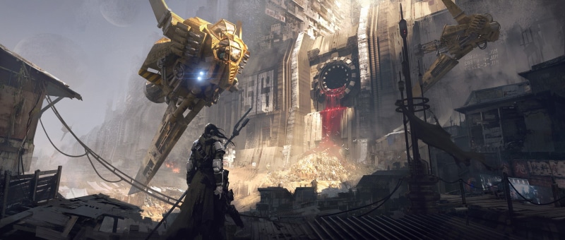 artwork, armor, men, 2D, apocalyptic, futuristic, concept art, illustration, ship, 1080P, Joakim Ericsson, painting, digital art, science fiction