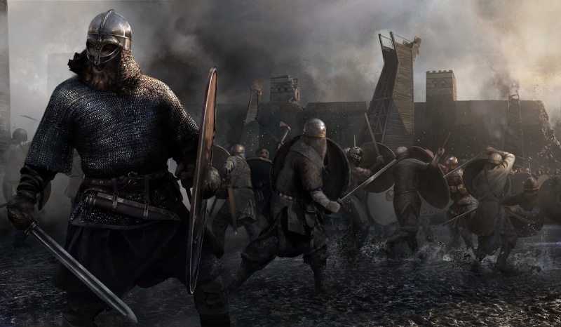 Attila, Total War, 1080P, Horsa, warriors, the battle