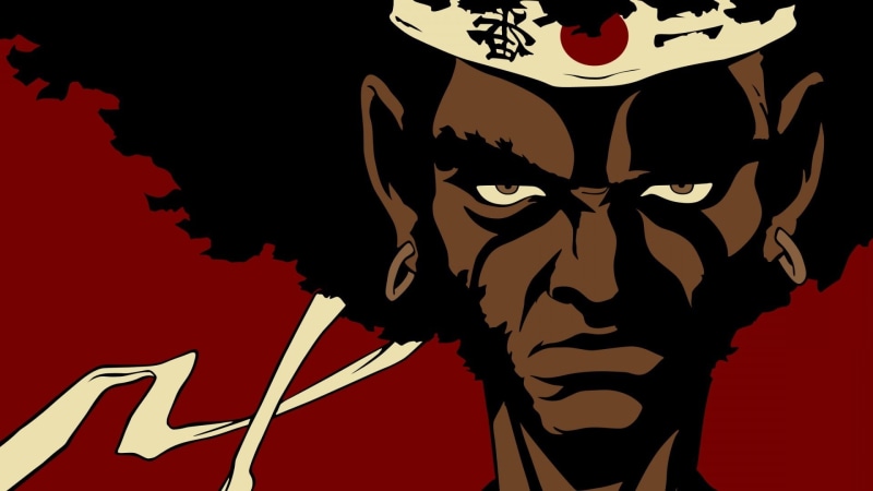 afro samurai, anime, 1080P, afro, samurai, artwork