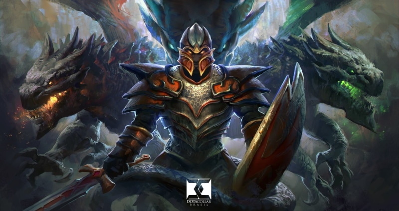 Dota 2, dota, place of worship, motion, day, art and craft, statue, belief, representation, spirituality, creativity, no people, dragon, knight, indoors