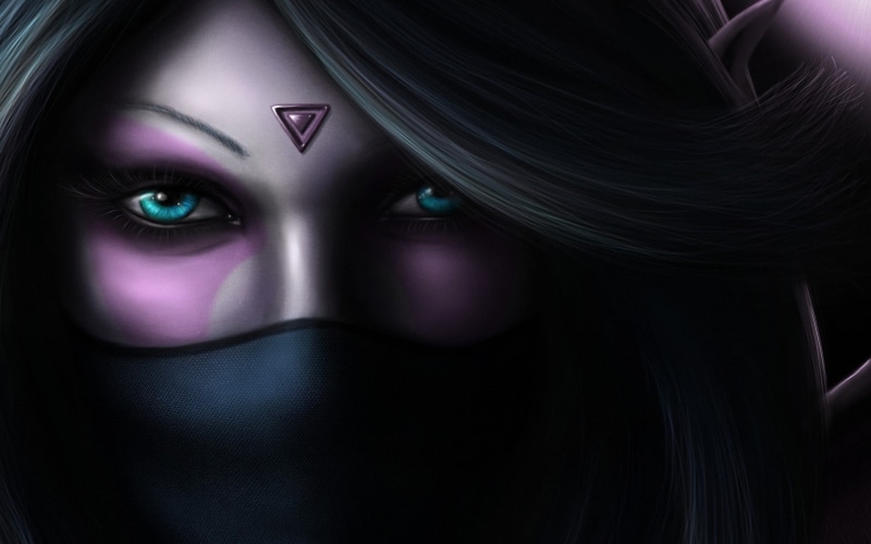 lenaya, assassin, lanaya, 1080P, dota 2, templar