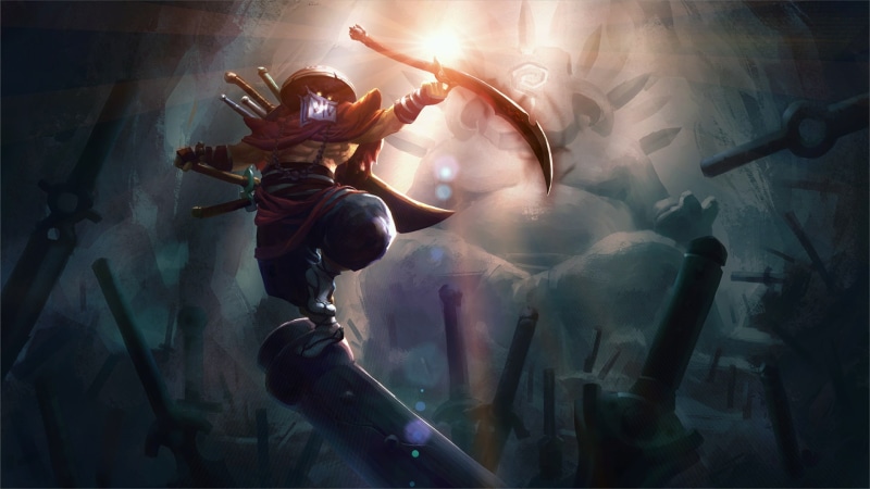 Valve, video games, hero, Defense of the ancient, Loading screen, 1080P, Juggernaut, ninjas, Valve Corporation, Dota 2, sword, Dota