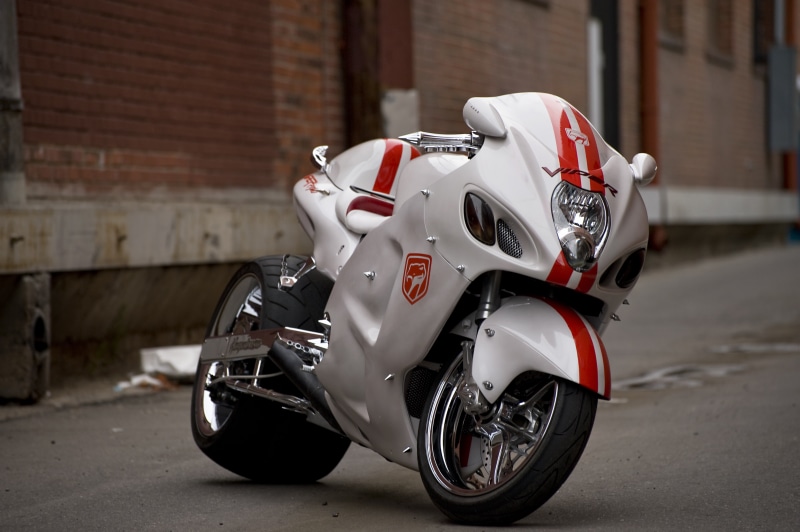 gray, 4K, red, hayabusa, bike, sports