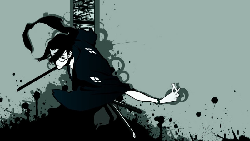 casual clothing, lifestyles, unrecognizable person, character, black, leisure activity, creativity, Samourai Champloo, sport, studio shot, nature, day
