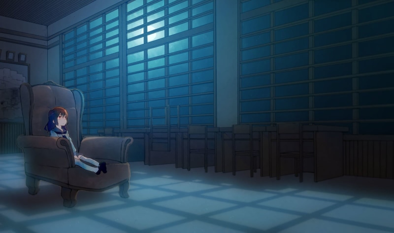 full length, anime, sitting, anime girls, technology, adult, wireless technology, domestic room, school uniform, Koto (Kyousougiga), using laptop, Kyousou Giga