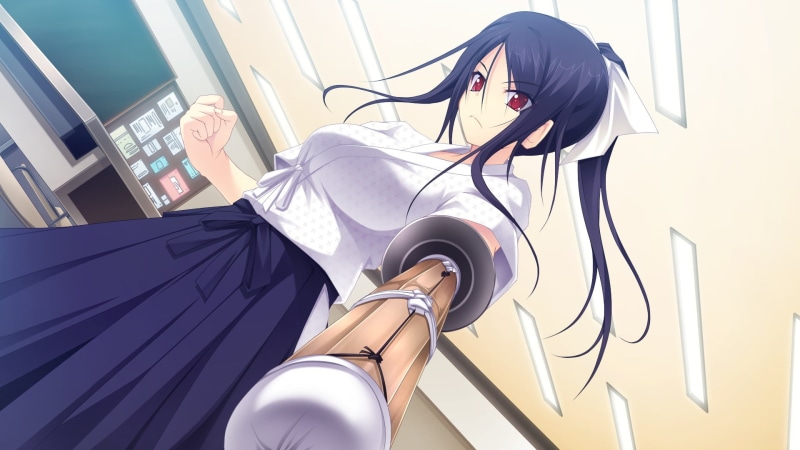 visual novel, training, bamboo sword, 1080P, Isuzu Tachibana, Anata no Koto o Suki to Iwasete, kendo, by Masato Satofuji