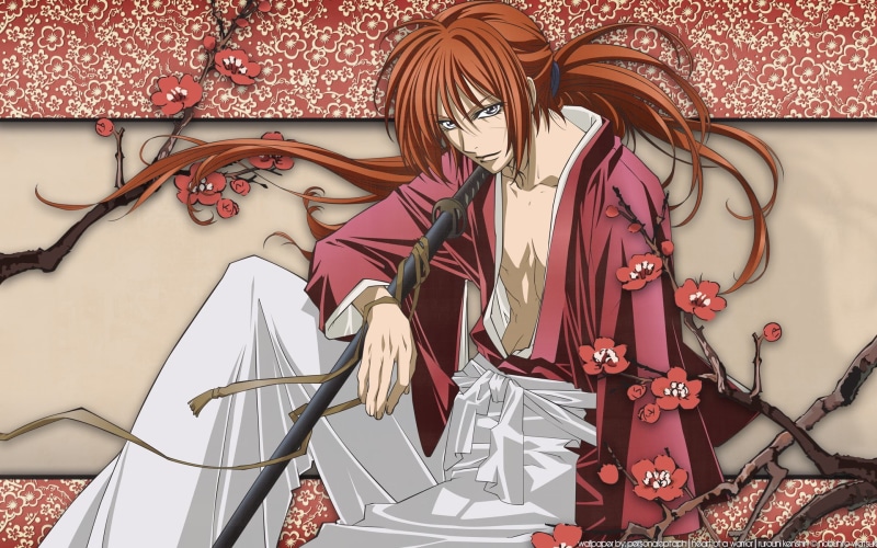 red, pattern, creativity, himura, decoration, one person, leisure activity, indoors, art and craft, Rurouni Kenshin, kenshin, female likeness, 1080P, celebration