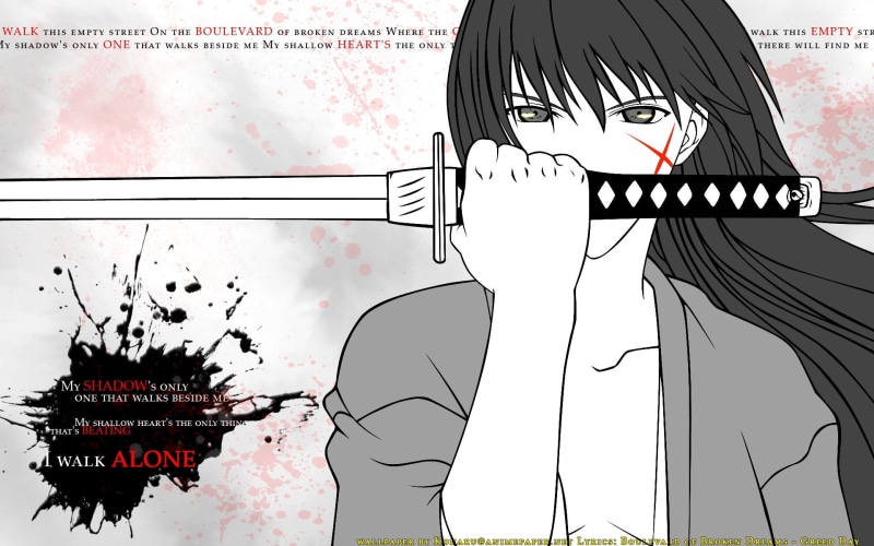 non-western script, art, vector, auto post production filter, rurouni kenshin, fashion, females, built structure, haired, design, illustration, creativity
