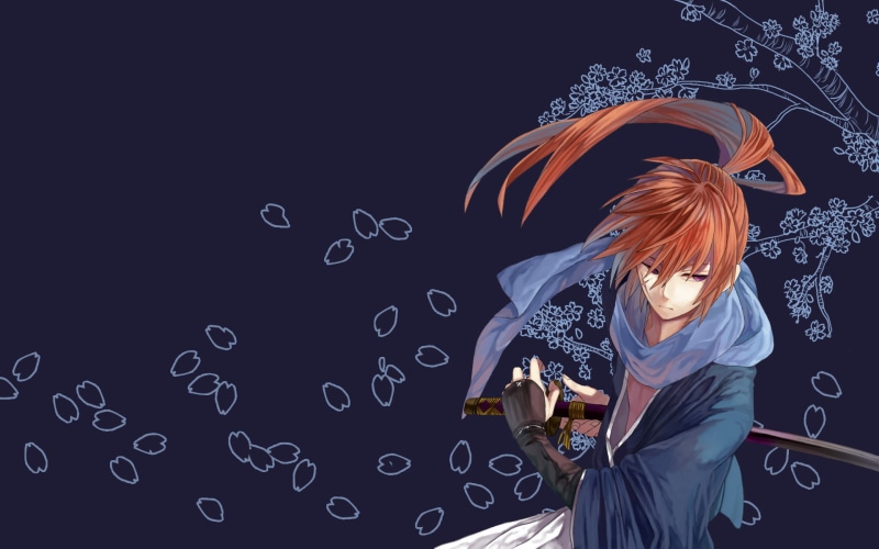 1080P, redhead anime katana rurouni kenshin himura kenshin