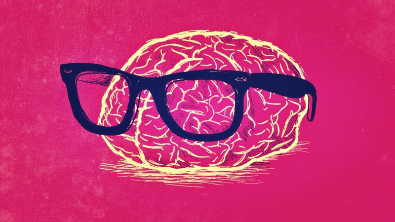 Nerd, 1080P, Red, Humor, Brain, Geek