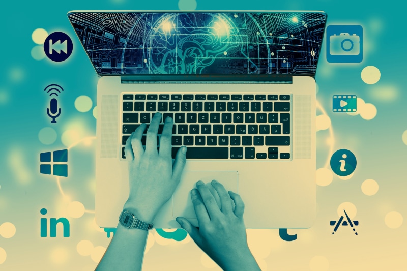 computer, human finger, connection, turquoise colored, system, media, body part, men, hands, wireless technology, hand, communication, keyboard, connected