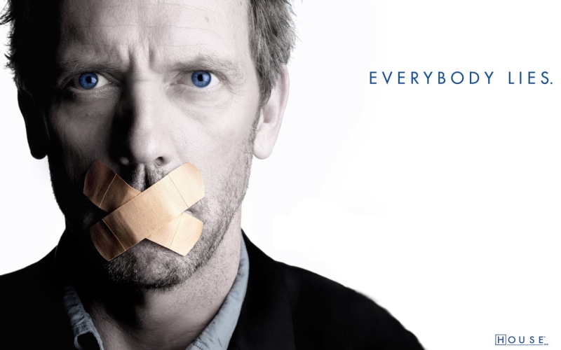 hugh, laurie, bandaids, Quotes, x, hd, 720P, houses, dr, architecture, house, gregory, Dr House, art, everybody, lies, md