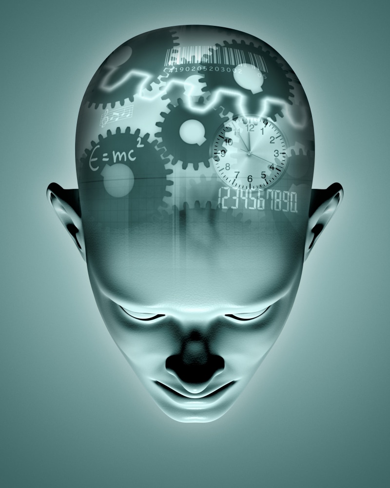 no people, skull, silver colored, 4000x5000 px, colored background, studio shot, security, gears, head, psychedelic, digital, sphere, d, x, XRAY, single object
