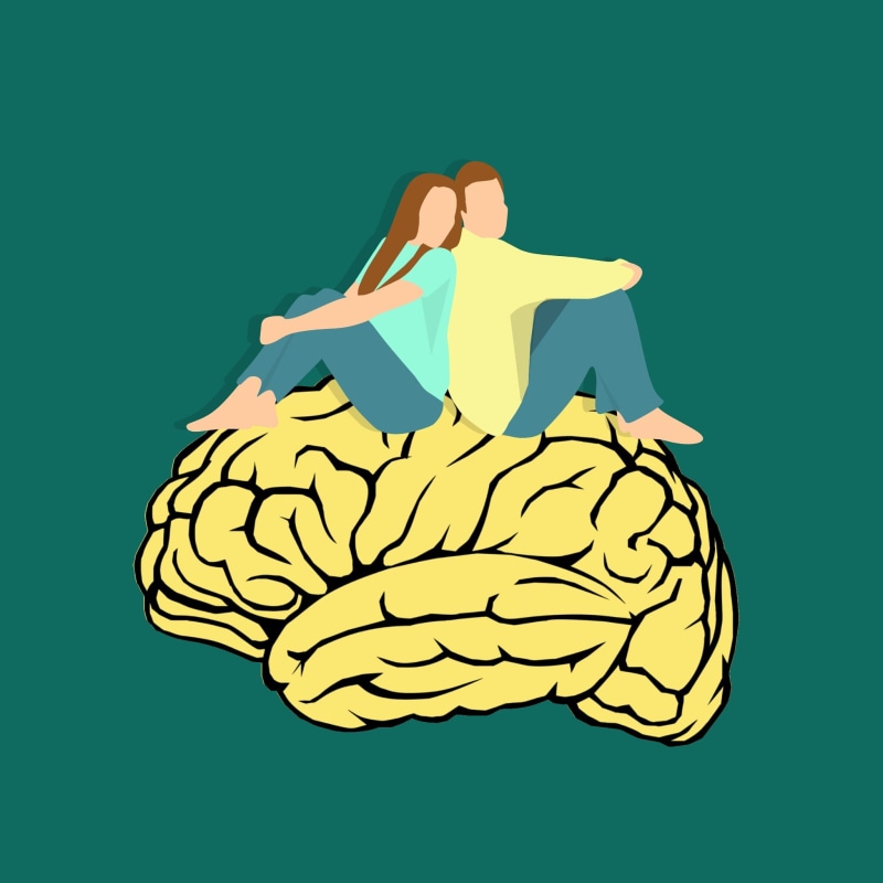 neurons, seems, clothing, wife, sometimes, husband, brain logo, hand, contemplation, brainstorming, young adult, teenager, indoors, relationship, adult