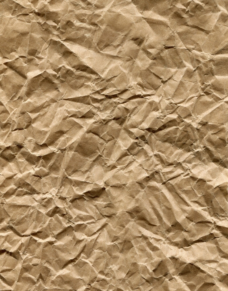 wrapping paper, no people, man made, dirty, pattern, background, blank, close-up, document, brown paper, man made object, crumpled paper, ruined, crumpled