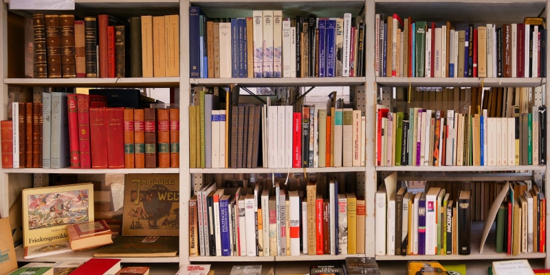 shelf, study, book, alphabet, no people, 4K, communication, bookshelf, order, arrangement, read, publication, variation, full frame, choice, school, knowledge