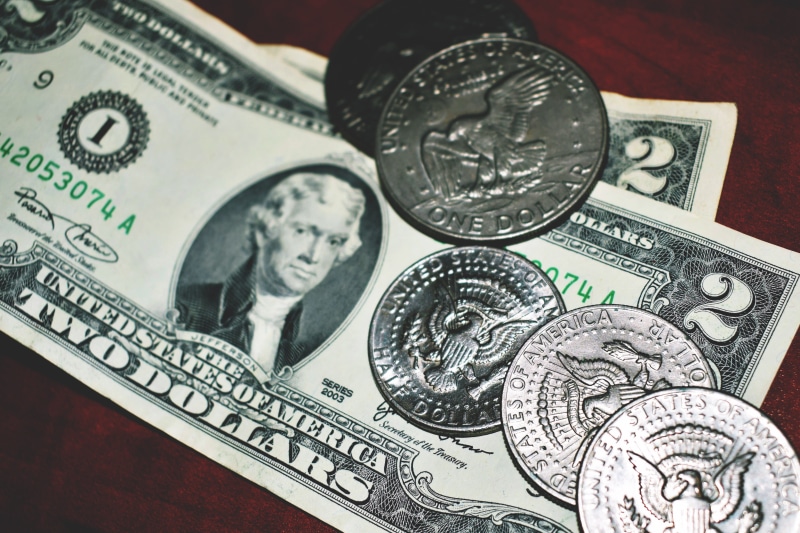 no people, savings, silver colored, US dollar, still life, paper Currency, various, finance, human representation, uSA, coin, bank notes, banking, finance and economy