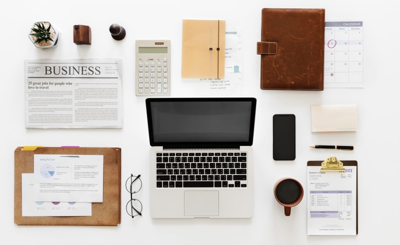 indoors, table, form, nobody, 5K, office supply, investment, desk, flatlay, mug, furniture, office, keyboard, computer, laptop, isolated on white, directly above