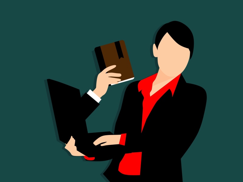 read, communication, woman, corporate business, book, internet, illustration, person, media, school, e-book, teacher, males, library, online, green background