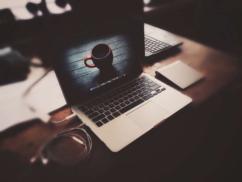 furniture, typing, no people, computer, technology, modern, cup, men, pro, headphones, computer Monitor, macbook pro, apple, business, people, computer key
