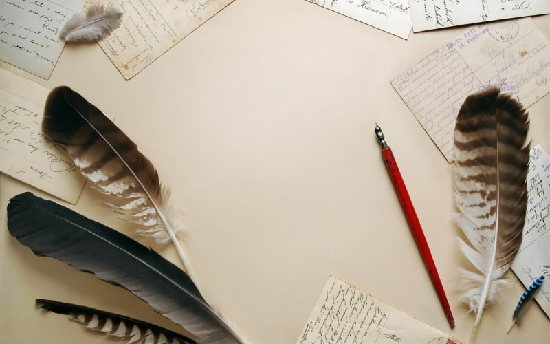 group of objects, still life, pencil drawing, ink, pen, sketch, writing, pens, high angle view, handwriting, close-up, retro Styled, publication, pencil