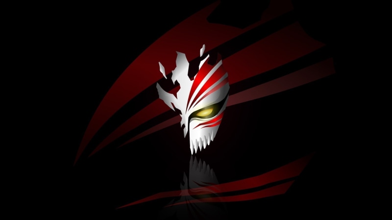 pattern, beauty in nature, asiatic, patriotism, night, Bleach, oriental, close-up, black background, Ichigo, black color, Kurosaki Ichigo, Hollow, japanese