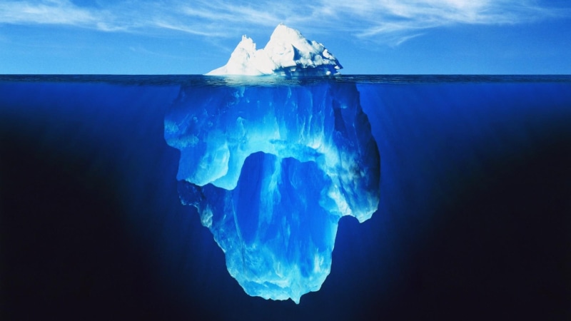 water, under water, iceberg, 1080P, glacier
