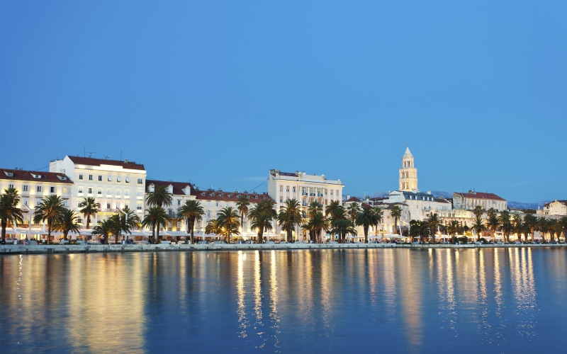 desktop, croatia, hd, split, 4K, night