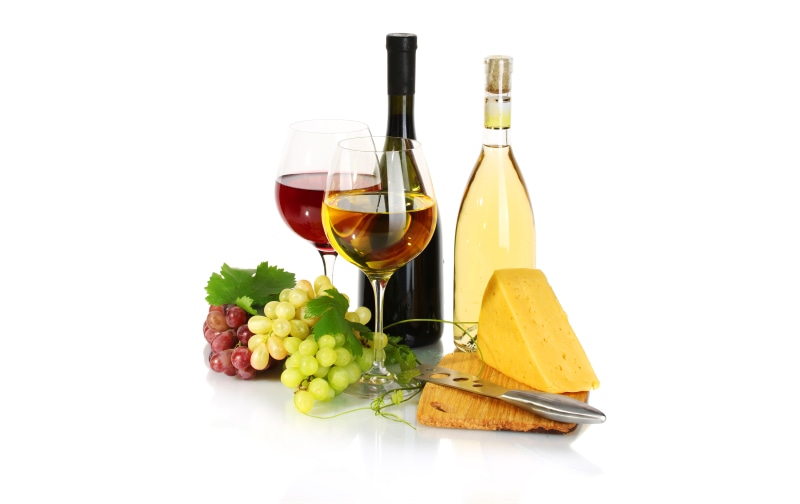 snack, no People, white Wine, corkscrew, cut out, studio shot, appetizer, winery, drink, still life, isolated, wood - Material, backgrounds, meal, food And Drink