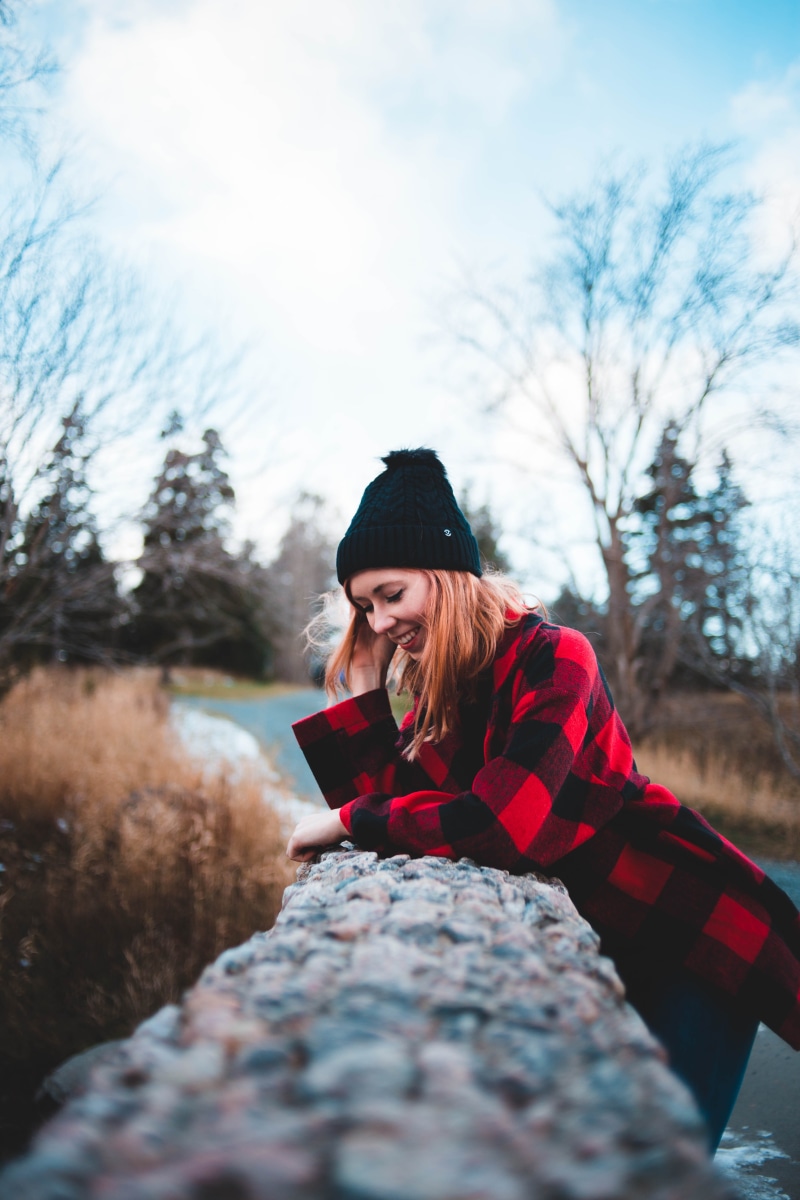 cap, clothing, plant, casual clothing, hairstyle, sky, beanie, apparel, kid, tree, teen, daytime, real people, blonde, hair, concrete, learning, lifestyles