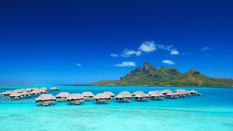 aerial, bora, 4K, polynesia, view, tahiti, fransk, hd