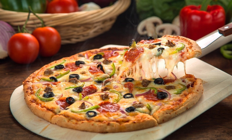 Pizza, Food, Still Life, 1080P
