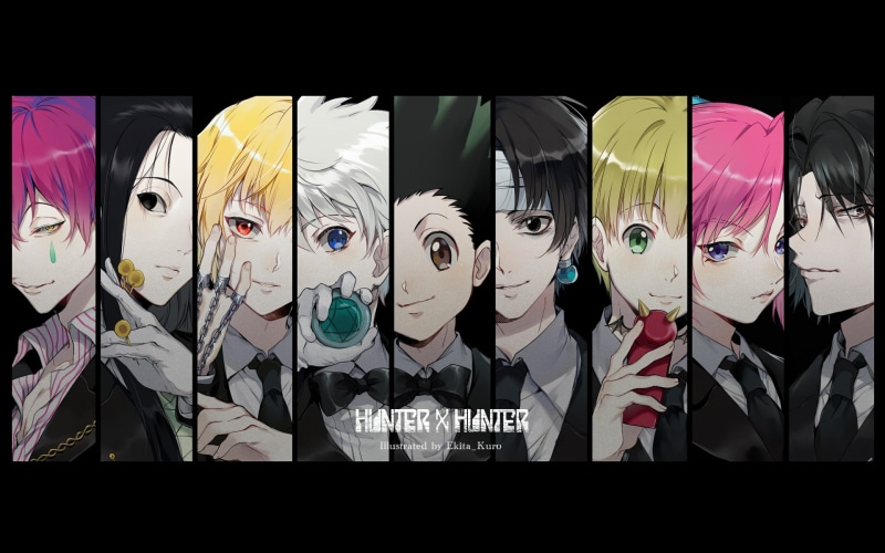 transfer print, Gon Freecss, representation, creativity, Hunter x Hunter, studio shot, auto post production filter, the media, indoors, 1080P, black background