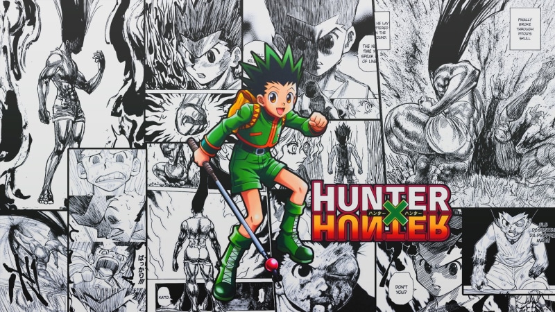 graffiti, Gon Freecss, representation, day, creativity, western script, real people, 1080P, non-western script, Anime, communication, full length, text