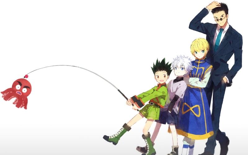 Killua Zoldyck, Leorio Paradinight, Hunter x Hunter, Anime, Gon Freecss, 1080P, Kurapika (Hunter × Hunter)