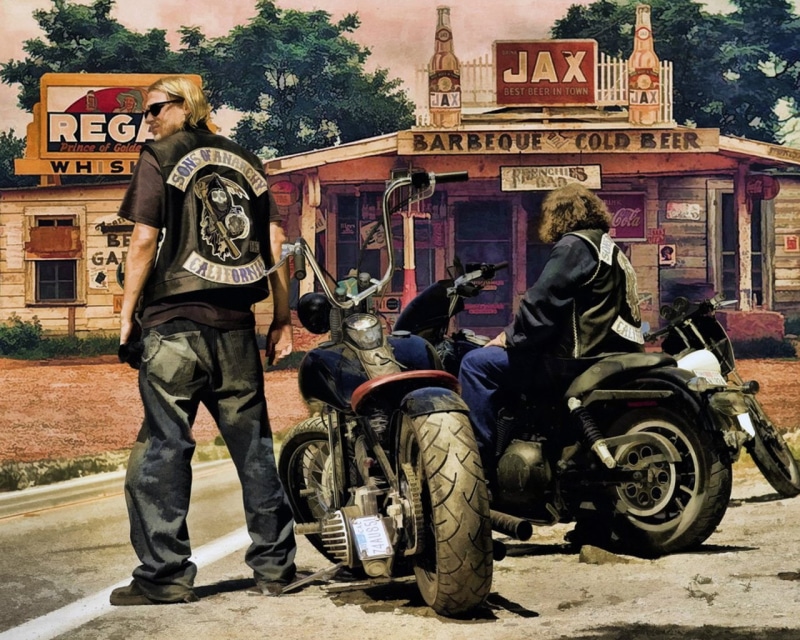 Sons Of Anarchy, black, TV Show, jacket, leather, men, s, Sons Of Anarchy , 720P
