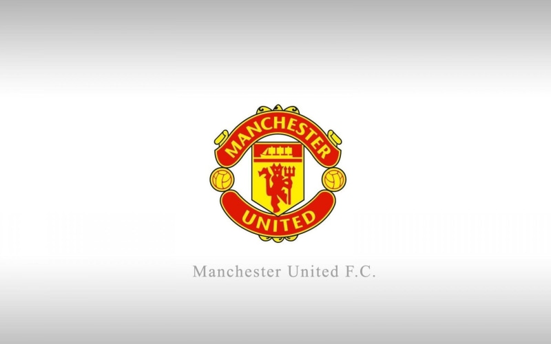 minimalism, communication, indoors, logo, Manchester United , human representation, cut out, food and drink, sign, sport , soccer, badge, insignia, law