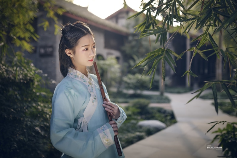 hanfu, Chinese dress, Asian, 2K