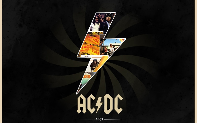 ac dc, 2K, ac, dc, background, logo