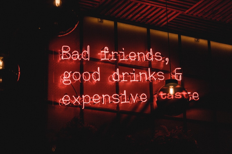 illuminated, friend, decoration, light - Natural Phenomenon, tokio, quote, holiday, electric Lamp, lettering, dark, bright, bad, bad friends